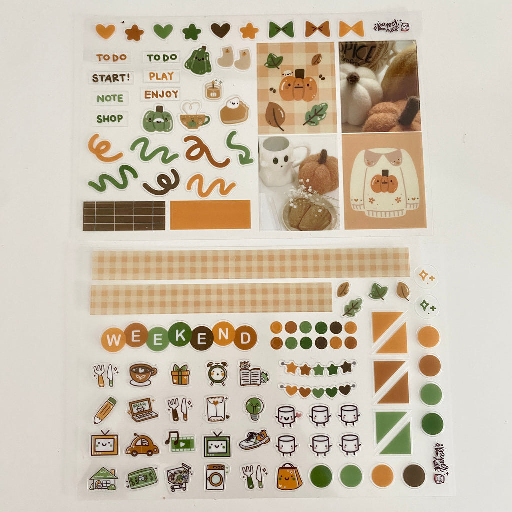 Cozy Pumpkin | Freestyle Sticker Set