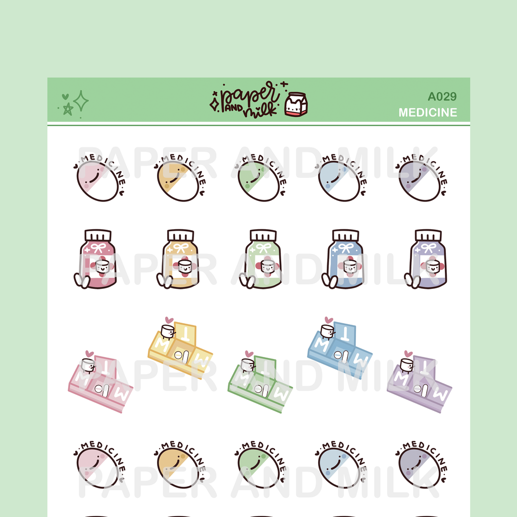 Medicine | Doodle Stickers