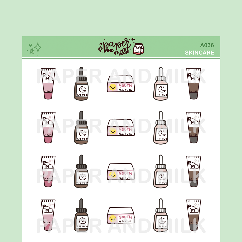 Skincare | Doodle Stickers