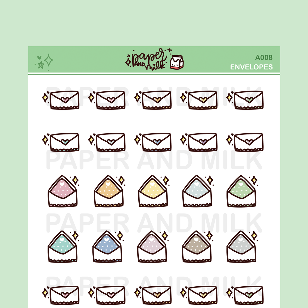 Mail - Envelope - Letters | Doodle Stickers