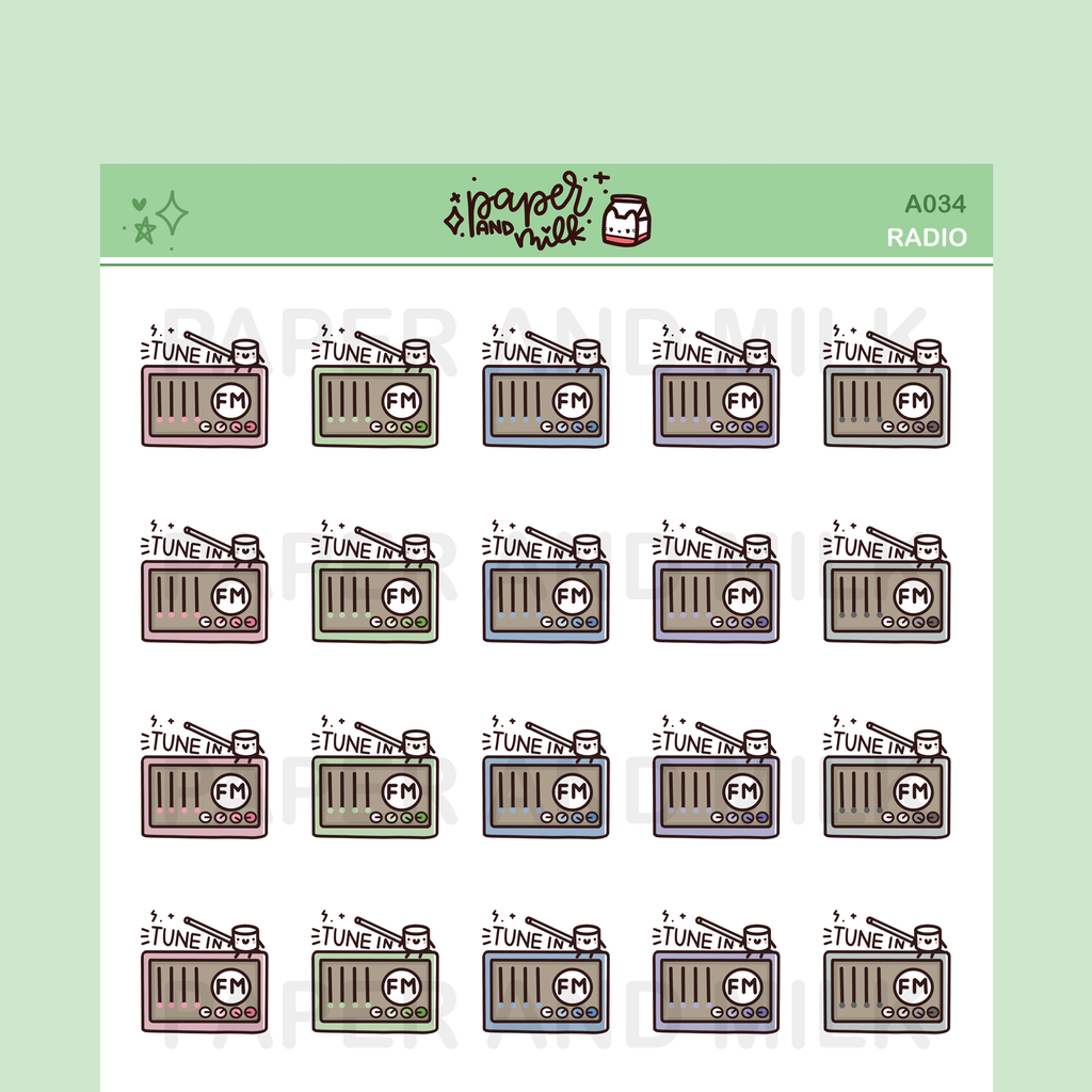 Radio | Doodle Stickers