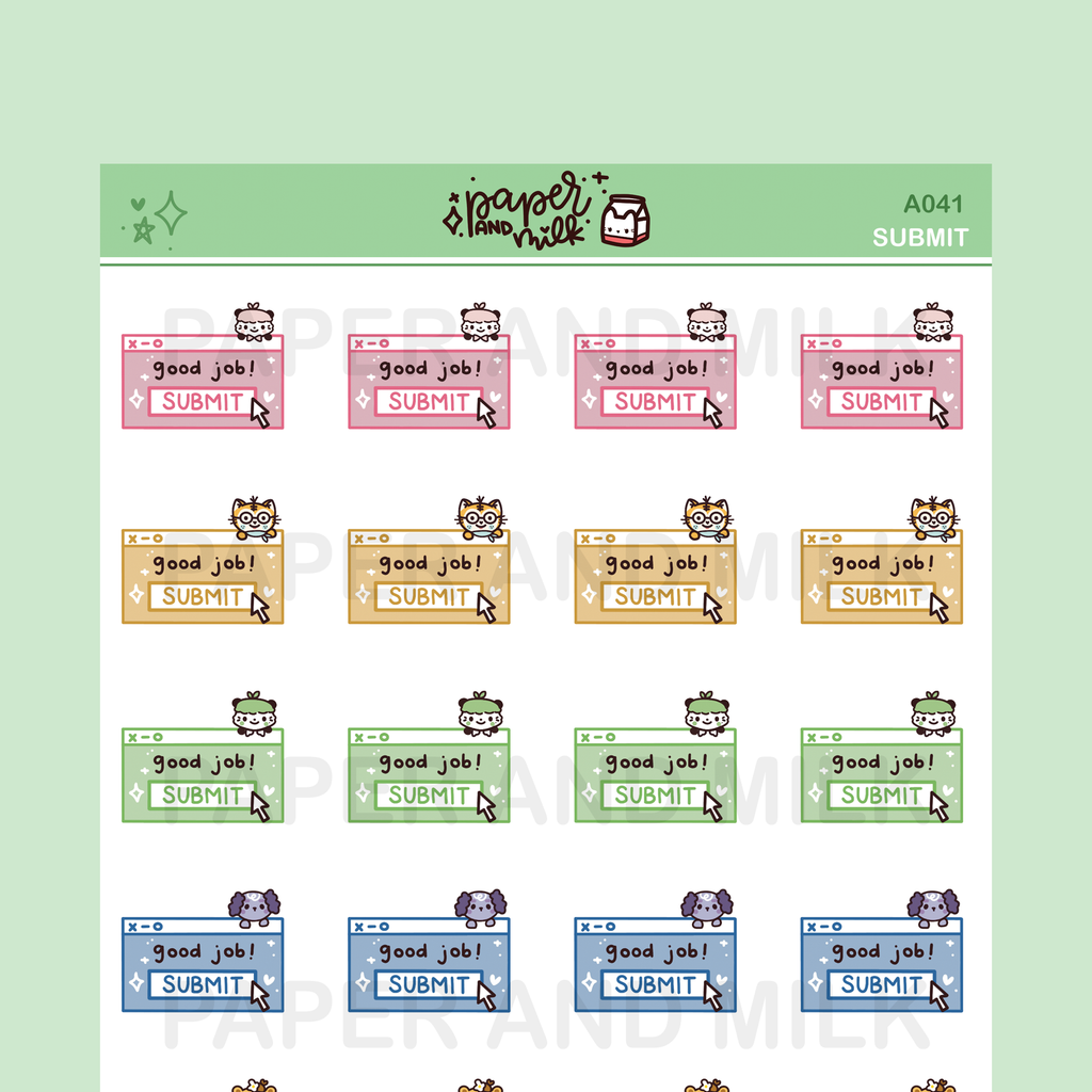 Submit Assignment/Application | Doodle Stickers