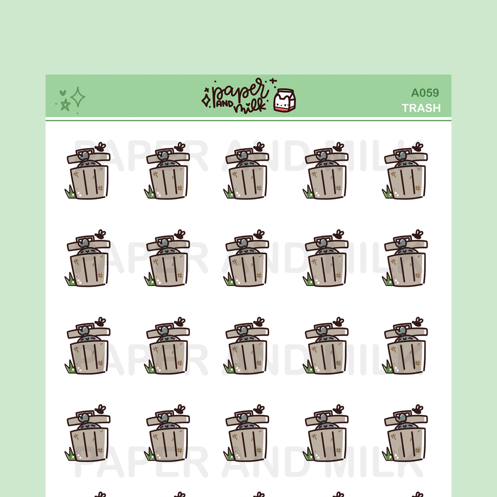 Trash | Doodle Stickers