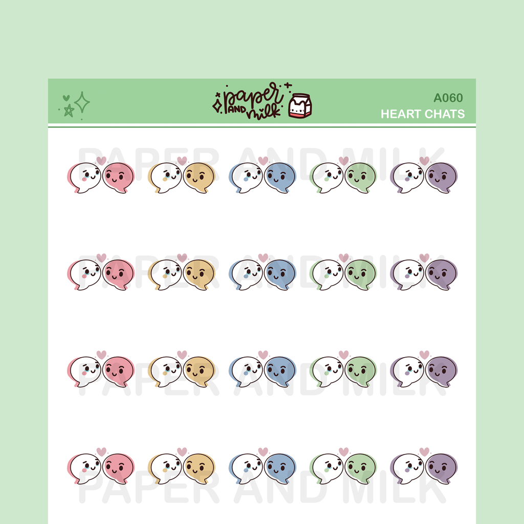 Heart Chats | Doodle Stickers