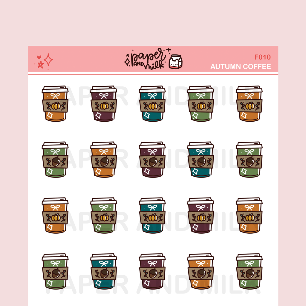 Autumn Coffee | Doodle Stickers