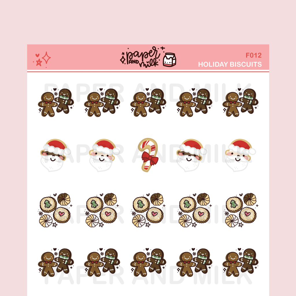 Holiday Biscuits | Doodle Stickers