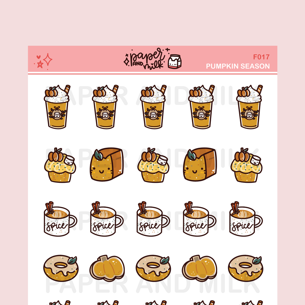 Pumpkin Season | Doodle Stickers