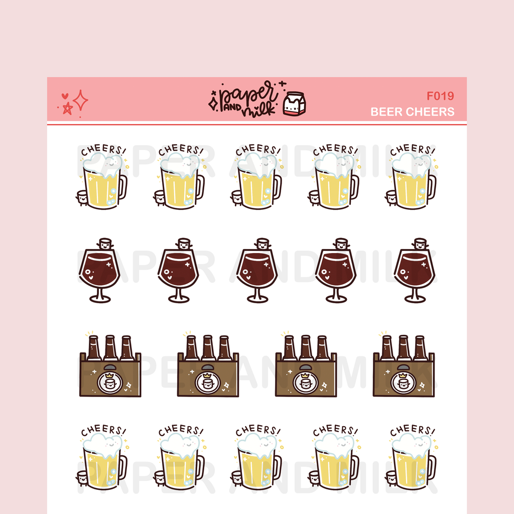 Beer Cheers | Doodle Stickers