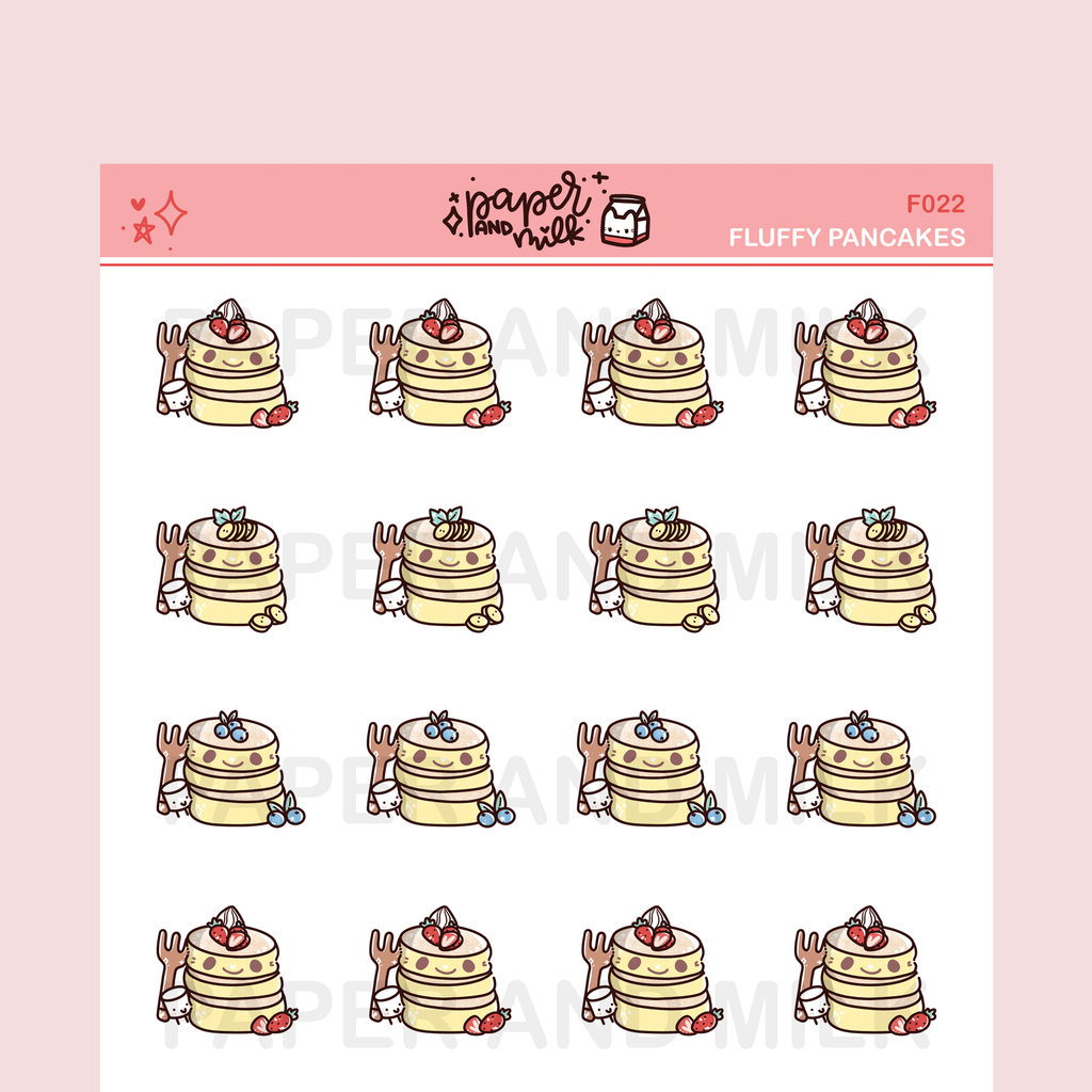 Fluffy Pancakes | Doodle Stickers