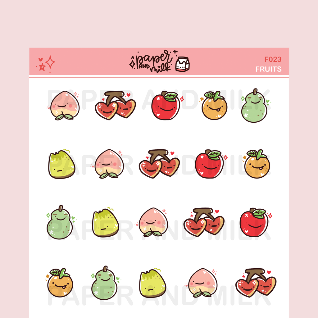 Fruits | Doodle Stickers