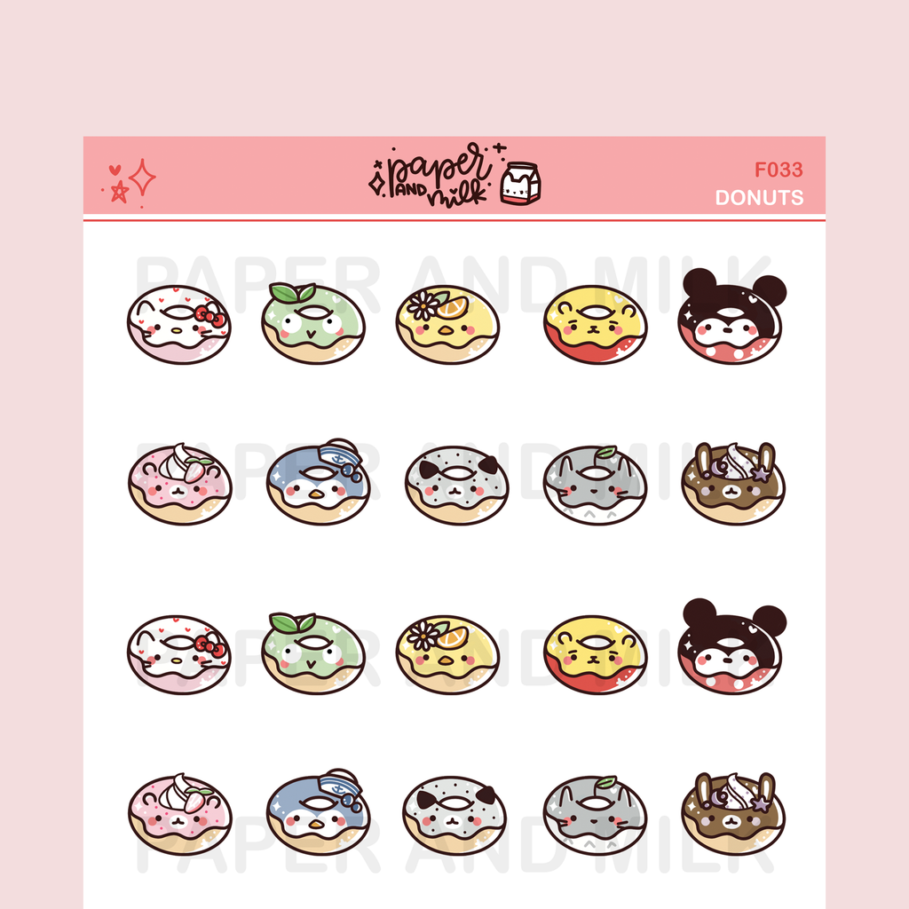Donuts | Doodle Stickers