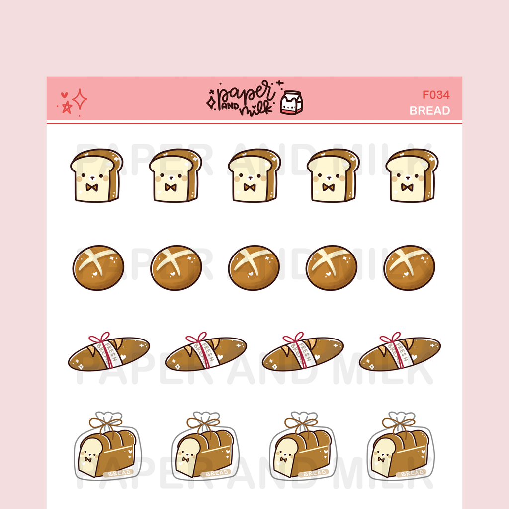 Breads | Doodle Stickers