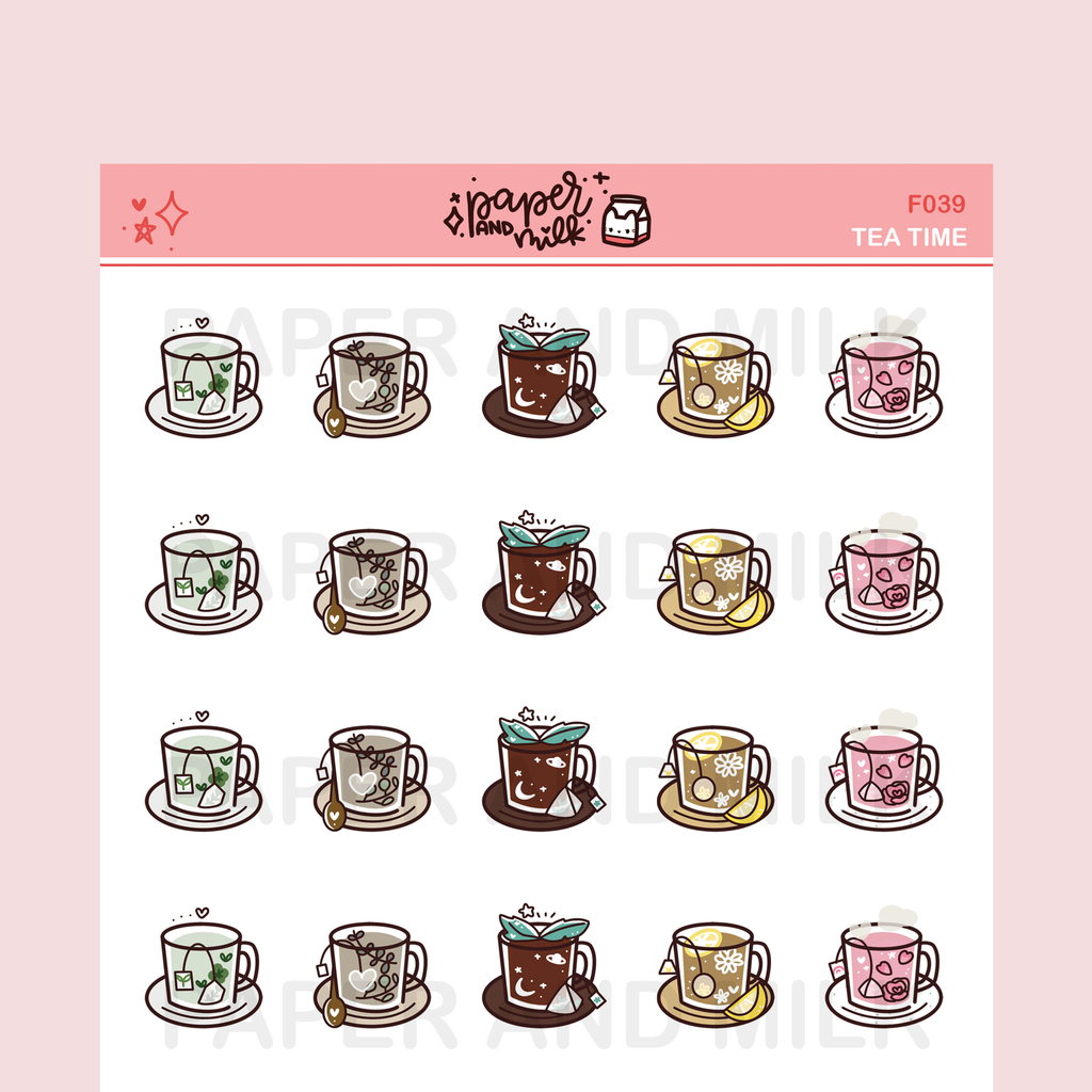 Tea Time | Doodle Stickers