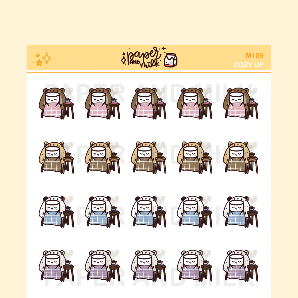 Cozy Up | Maru the Mini Marshmallow Stickers