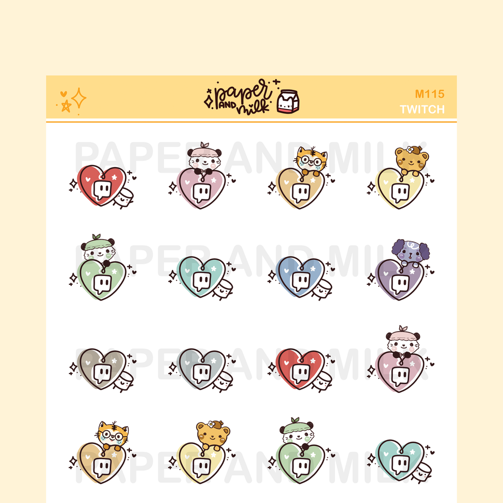 Twitch | Maru the Mini Marshmallow Stickers
